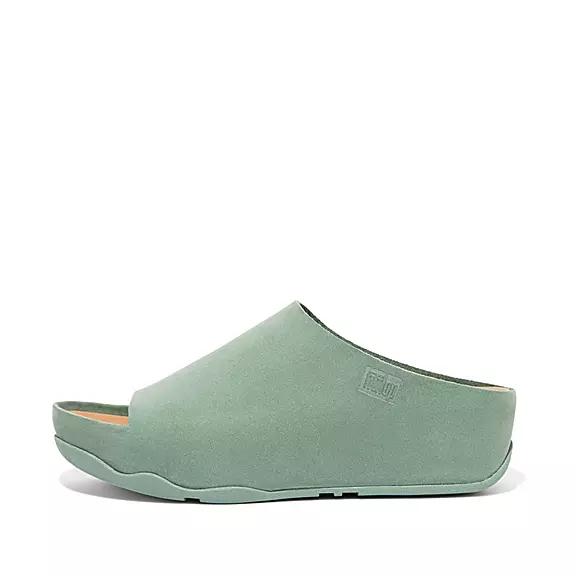 Ciabatte Donna FitFlop SHUV Nubuck Verdi | 18575618