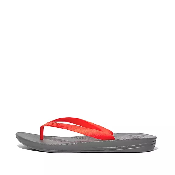 Infradito Uomo FitFlop IQUSHION Iqushion Ergonomic Grigie | 62910244