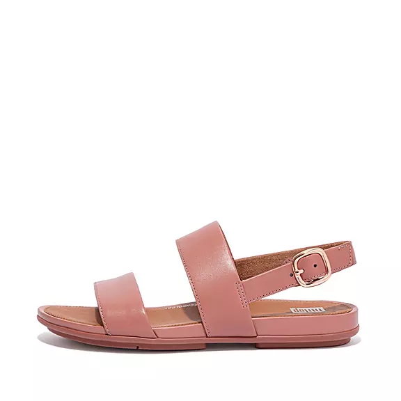 Sandali Con Cinturino Sul Retro Donna FitFlop GRACIE Pelle Rosa | 24747152
