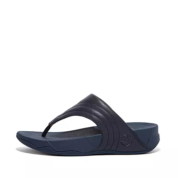 Sandali Con Puntale Donna FitFlop WALKSTAR Pelle Blu Marino | 31120903