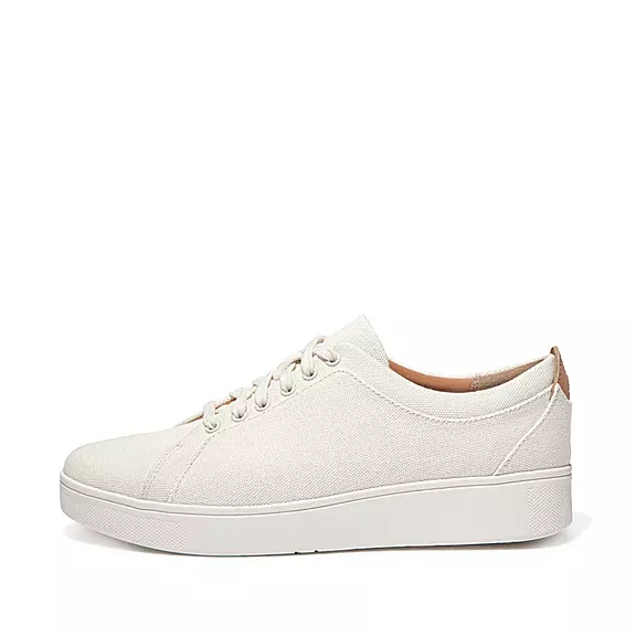 Scarpe Da Ginnastica Donna FitFlop RALLY Tela Bianche | 29918840
