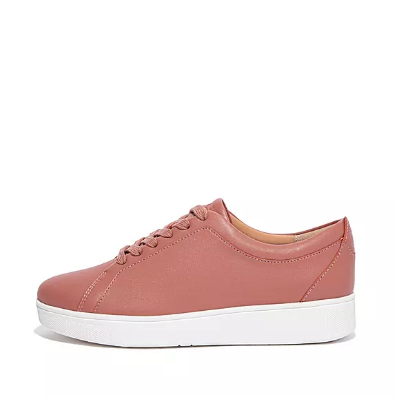 Scarpe Da Ginnastica Donna FitFlop RALLY Pelle Rosa | 92622082