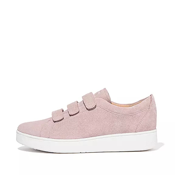 Scarpe Da Ginnastica Donna FitFlop RALLY Cinturino Pelle Scamosciata Viola Chiaro | 96766743