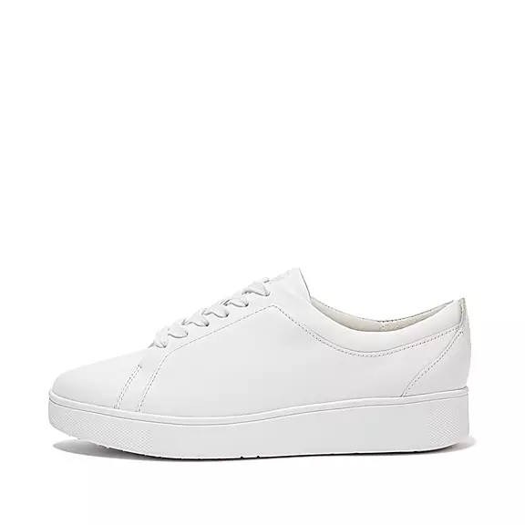 Scarpe Da Ginnastica Donna FitFlop RALLY Pelle Bianche | 98312092