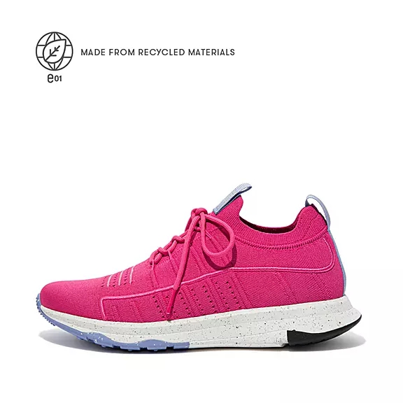 Scarpe Da Ginnastica Donna FitFlop VITAMIN FF E01 Knit Sports Fucsia Rosa | 17947522