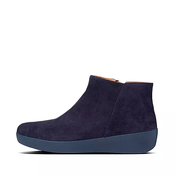 Stivaletti Donna FitFlop SUMI Pelle Scamosciata Blu Marino | 48751401