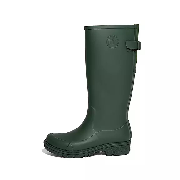 Stivali Da Pioggia Donna FitFlop WONDERWELLY Alti Verdi | 31638190