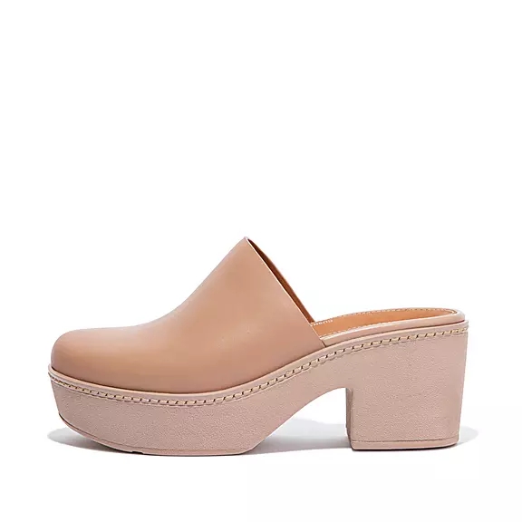 Zoccoli Donna FitFlop PILAR Pelle Beige | 88815996