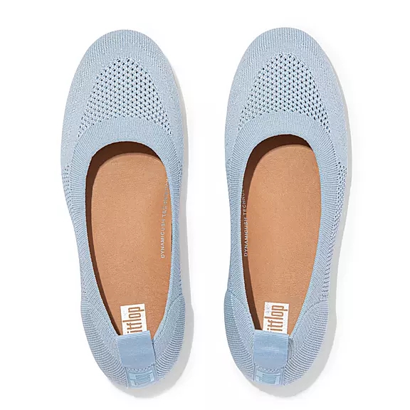 Ballerine Donna FitFlop ALLEGRO Airyknit Blu | 88611500