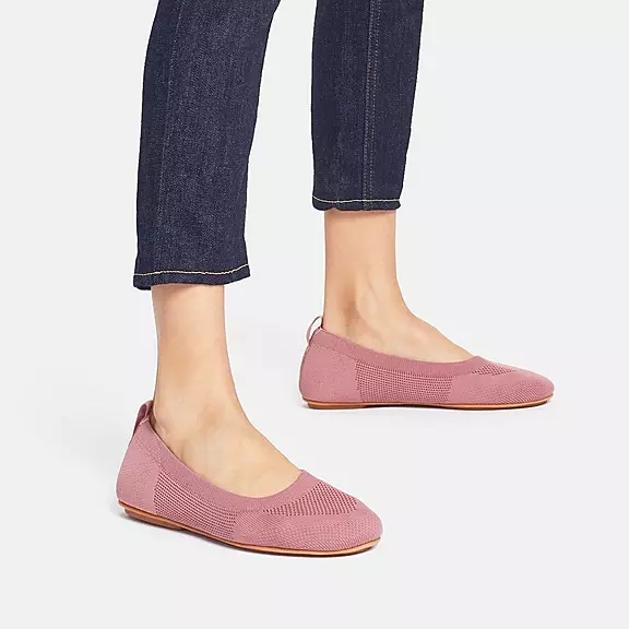 Ballerine Donna FitFlop ALLEGRO E01 Multi-Knit Rosa | 20655266