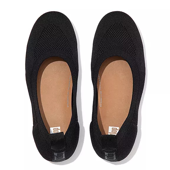 Ballerine Donna FitFlop ALLEGRO E01 Multi-Knit Nere | 91164797