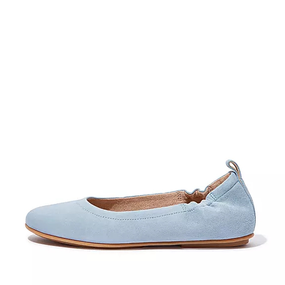 Ballerine Donna FitFlop ALLEGRO Pelle Scamosciata Blu | 86268760