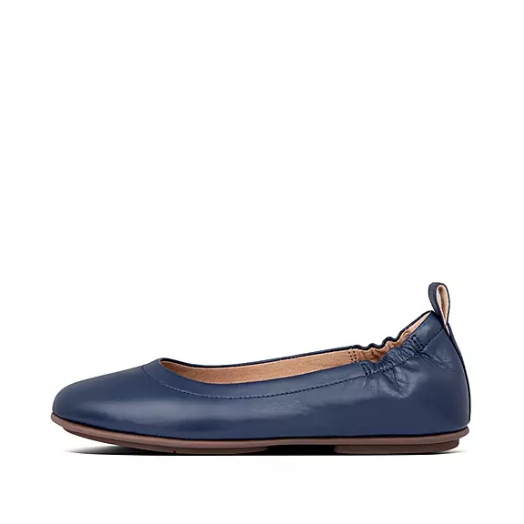 Ballerine Donna FitFlop ALLEGRO Soft Pelle Blu Marino | 45128243