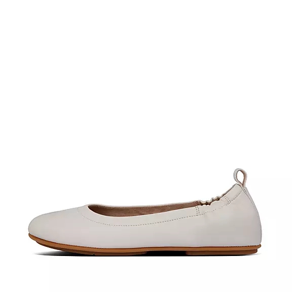 Ballerine Donna FitFlop ALLEGRO Soft Pelle Bianche | 78155153