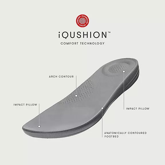 Ciabatte Donna FitFlop IQUSHION Multi-Cinturino Crema | 95798596