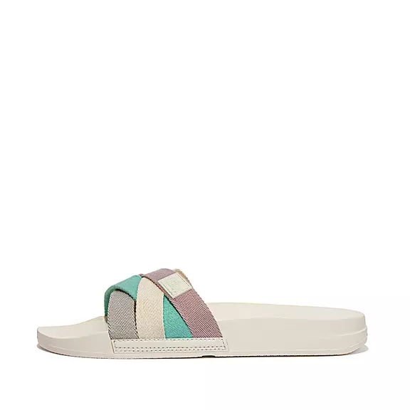Ciabatte Donna FitFlop IQUSHION Multi-Cinturino Crema | 95798596