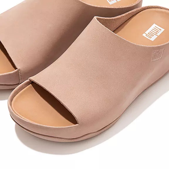 Ciabatte Donna FitFlop SHUV Nubuck Beige | 79083061