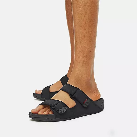 Ciabatte Uomo FitFlop GOGH MOC Acqua-Resistant Nere | 27861375