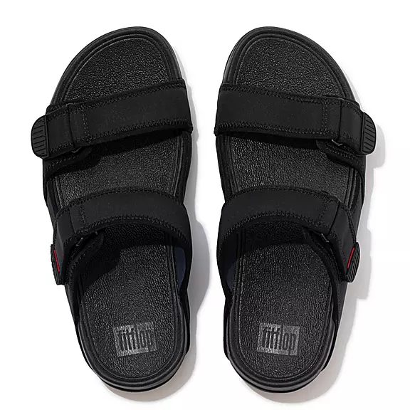 Ciabatte Uomo FitFlop GOGH MOC Acqua-Resistant Nere | 27861375
