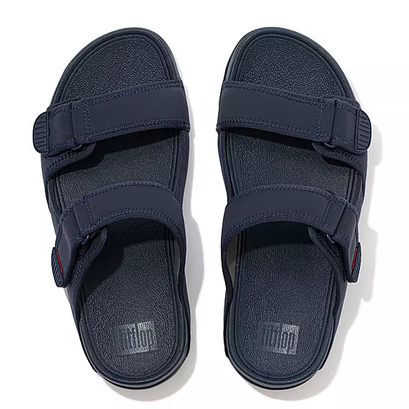 Ciabatte Uomo FitFlop GOGH MOC Acqua-Resistant Blu Marino | 73926011