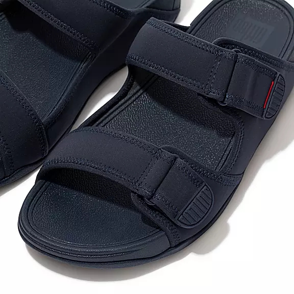 Ciabatte Uomo FitFlop GOGH MOC Acqua-Resistant Blu Marino | 73926011