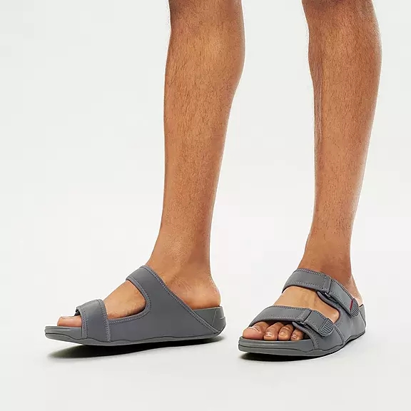 Ciabatte Uomo FitFlop GOGH MOC Acqua-Resistant Grigie | 83238076