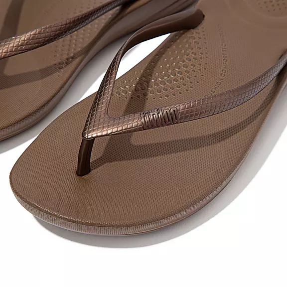 Infradito Donna FitFlop IQUSHION Ergonomic Cioccolato | 18639901