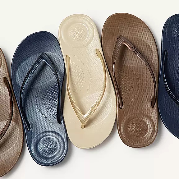 Infradito Donna FitFlop IQUSHION Ergonomic Oro | 60514293