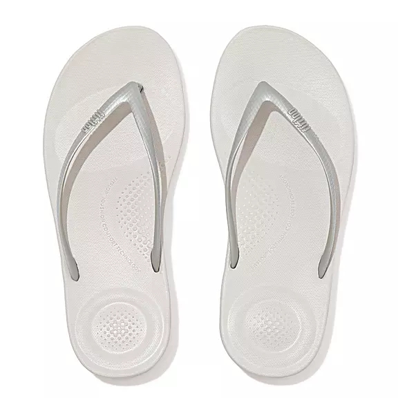 Infradito Donna FitFlop IQUSHION Ergonomic Argento | 79539508