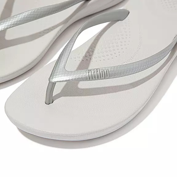 Infradito Donna FitFlop IQUSHION Ergonomic Argento | 79539508