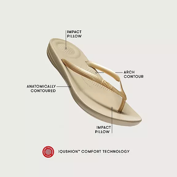 Infradito Donna FitFlop IQUSHION Ergonomic Rosa | 90713233