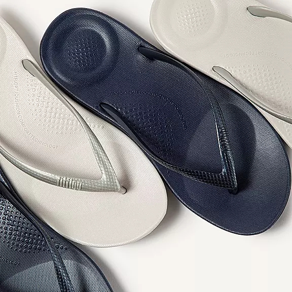 Infradito Donna FitFlop IQUSHION Ergonomic Blu Marino | 91929965