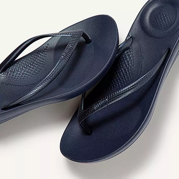 Infradito Donna FitFlop IQUSHION Ergonomic Blu Marino | 91929965