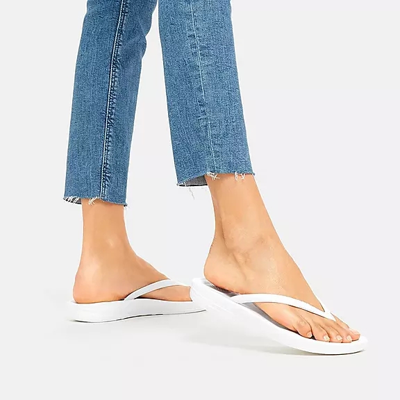 Infradito Donna FitFlop IQUSHION Ergonomic Bianche | 94780789