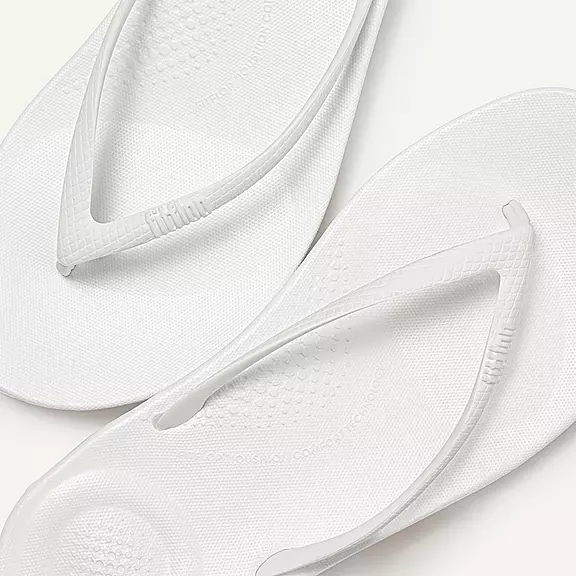 Infradito Donna FitFlop IQUSHION Ergonomic Bianche | 94780789