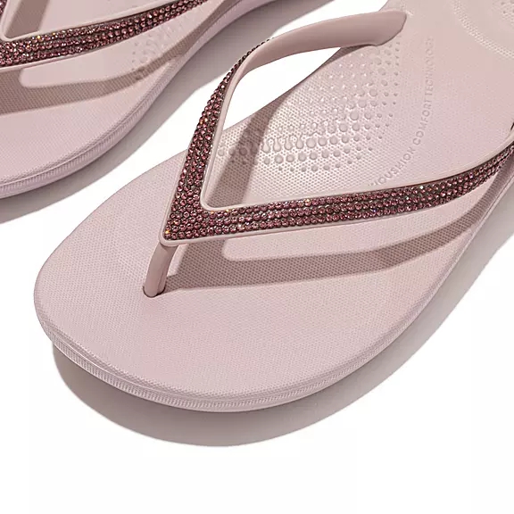 Infradito Donna FitFlop IQUSHION Sparkle Viola Chiaro | 37599017