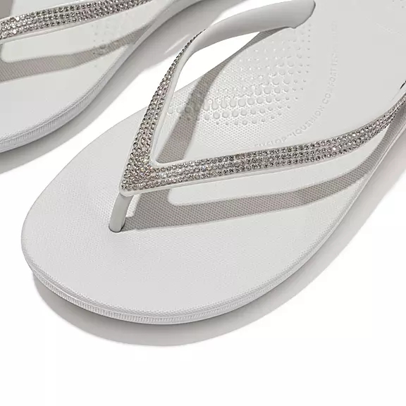 Infradito Donna FitFlop IQUSHION Sparkle Ergonomic Grigie | 66070635