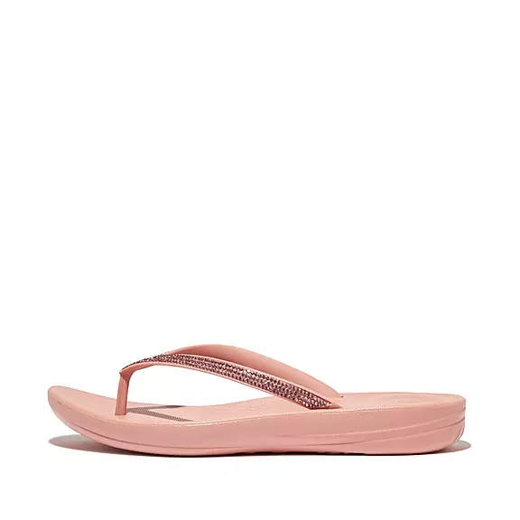 Infradito Donna FitFlop IQUSHION Sparkle Ergonomic Rosa | 93182419
