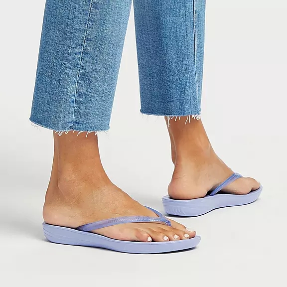 Infradito Donna FitFlop IQUSHION Transparent Lavanda | 35234937