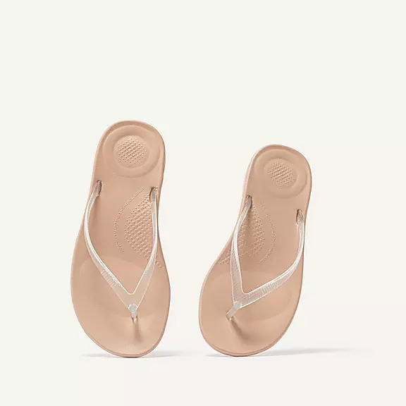 Infradito Donna FitFlop IQUSHION Transparent Rosa | 61937007