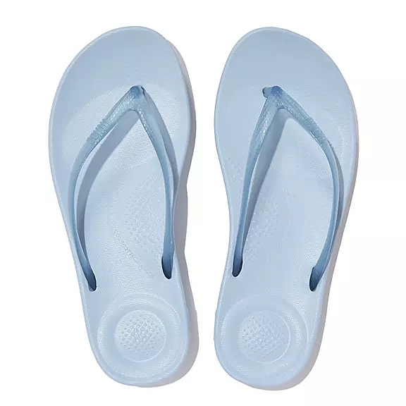 Infradito Donna FitFlop IQUSHION Transparent Blu | 87808697