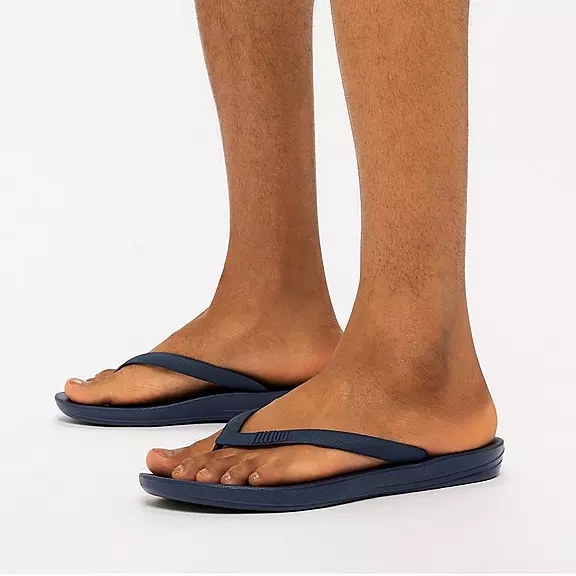 Infradito Uomo FitFlop IQUSHION Ergonomic Blu Marino | 20741998