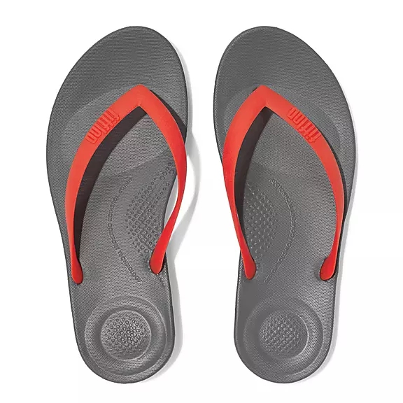 Infradito Uomo FitFlop IQUSHION Iqushion Ergonomic Grigie | 62910244