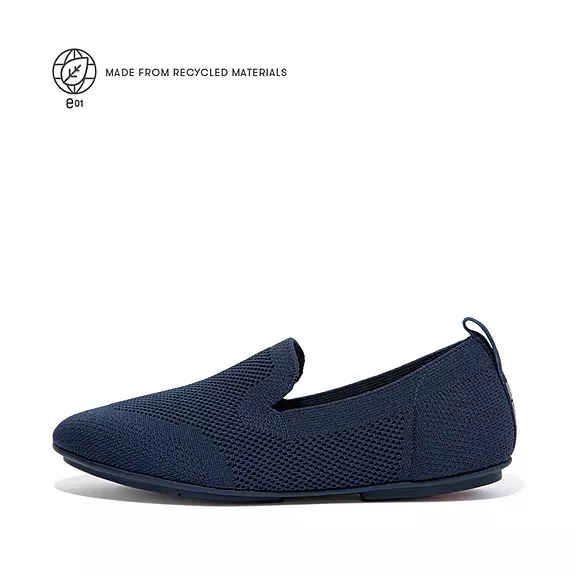 Mocassini Donna FitFlop ALLEGRO E01 Multi-Knit Blu Marino | 34384172