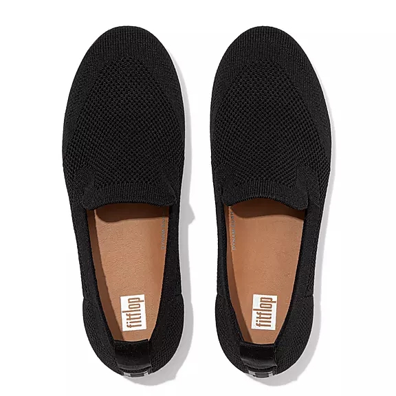 Mocassini Donna FitFlop ALLEGRO E01 Multi-Knit Blu Marino | 85601307