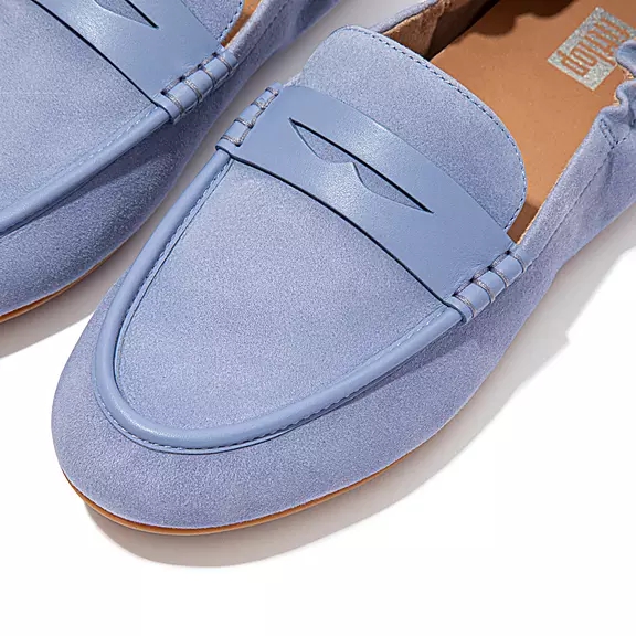 Mocassini Donna FitFlop ALLEGRO Pelle Scamosciata Penny Lavanda | 32845875