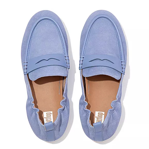 Mocassini Donna FitFlop ALLEGRO Pelle Scamosciata Penny Lavanda | 32845875