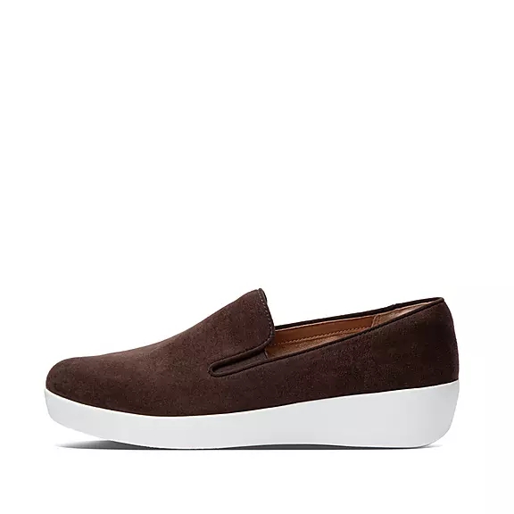Mocassini Donna FitFlop SUPERSKATE Marroni | 23757658