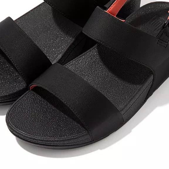 Sandali Con Cinturino Sul Retro Donna FitFlop LULU Acqua-Resistant Nere | 10246411