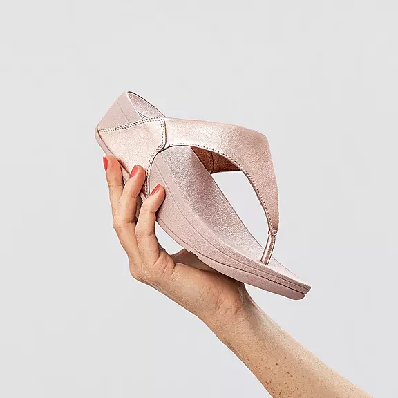 Sandali Con Puntale Donna FitFlop LULU Pelle Rosa | 24850516